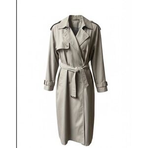 Vintage (70-80s) Fleet Street all-weather trench coat, Tan, Excellent Shape Sz10